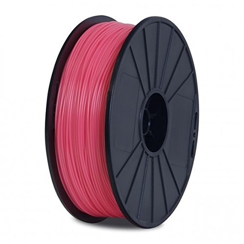 BuMat Elite DPLAPK-E PLA 1.5lb / 1.75mm Filament Printing Material Supply Spool for FlashForge Dreamer 3D Printer, Pink