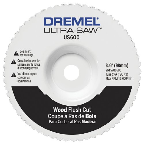 Dremel US600-01 Ultra-Saw 4-Inch Wood Flush Cut Wheel