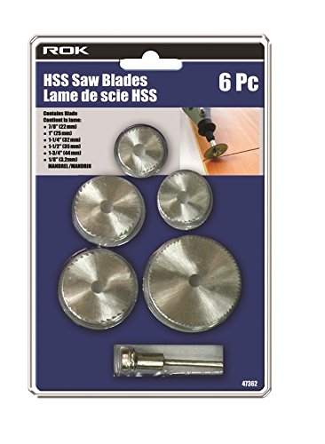 HSS Rotary Tool Accessories Circular Saw Blades Kit Set Fits Dremel 1/8″ Mandrel