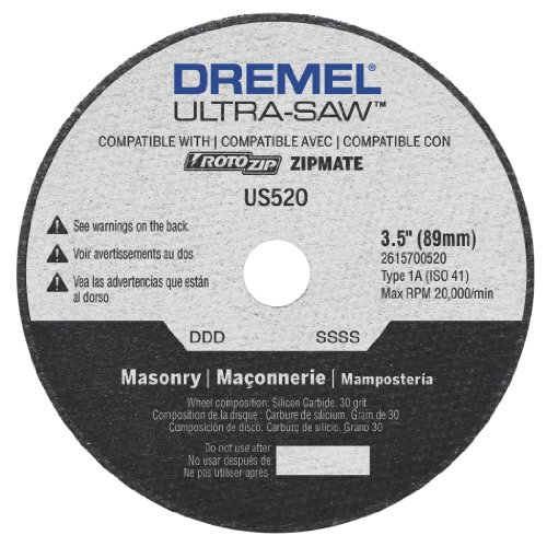 Dremel US520-01 Ultra-Saw 3.5-Inch Masonry Cutting Wheel