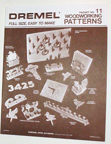 Dremel Woodworking Patterns *Packet No. 11