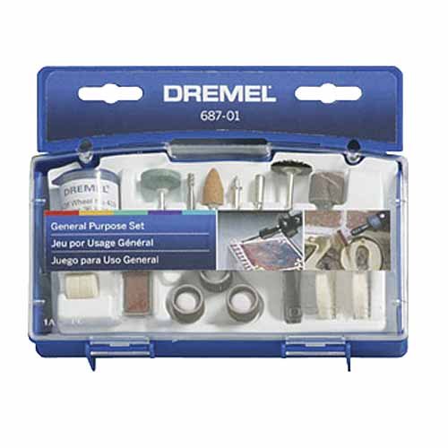 Dremel 687-01 52-Piece General Purpose Rotary Tool Accessory Kit  With Case