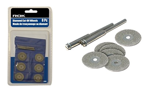 Diamond Cutting Wheel Discs for Dremel & Rotary Tools – 8pc Set