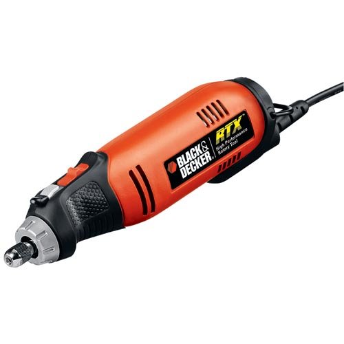 Black & Decker RTX-6 2-Amp 3-Speed Rotary Tool with 27 Accessories and 2 Spring Clamps
