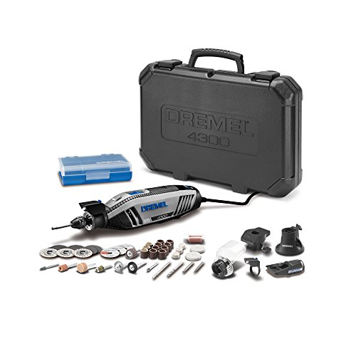 Dremel 4300-5/40 High Performance Rotary Tool Kit with LED Light- 5 Attachments & 40 Accessories- Engraver, Sander, and Polisher- Perfect for Grinding, Cutting, Wood Carving, Sanding, and Engraving