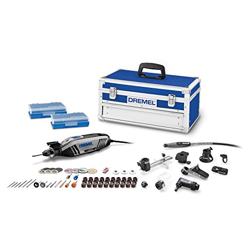 Dremel 4300-9/64 Rotary Tool Kit with Flex Shaft- 9 Attachments & 64 Accessories- Engraver, Router, Sander, and Polisher- Perfect for Grinding, Cutting, Wood Carving, Sanding, Engraving, and Routing